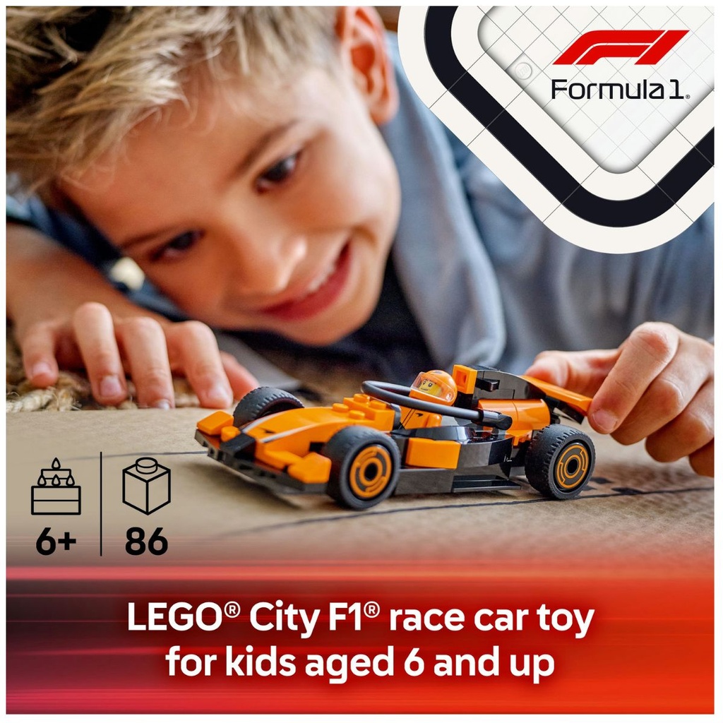 LEGO 60442 City F1 Driver with McLaren Race Car | My Toy Shop